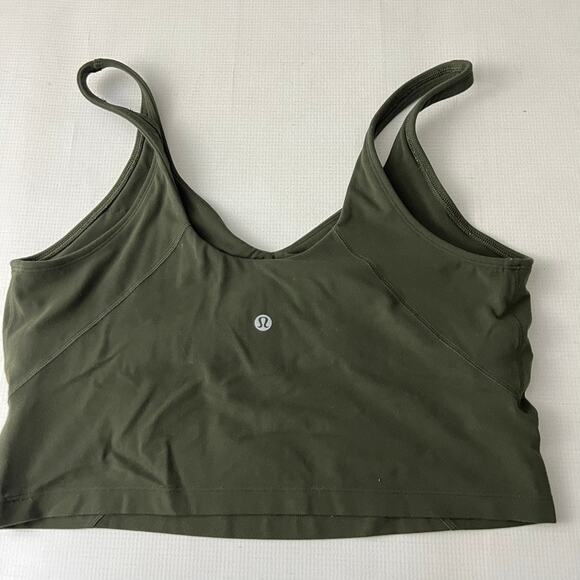 Lululemon Align Tank Crop Green Size 12 - Picture 2 of 7